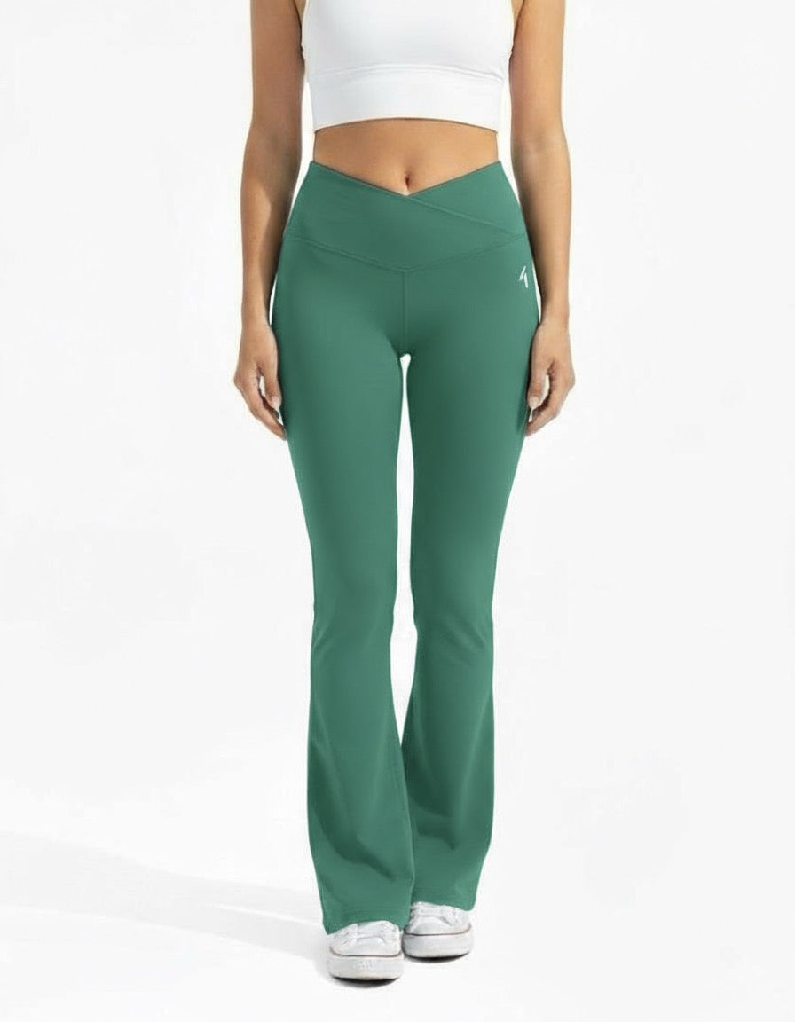 mint green yoga pants + hip cover